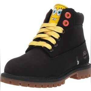 🥳🥳HP🥳🥳Sponger Bob Kids Timberland boots Sz 2